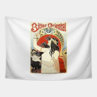 BITTER ORIENTAL Privat Livemont Art Nouveau Vintage Advertising Tapestry