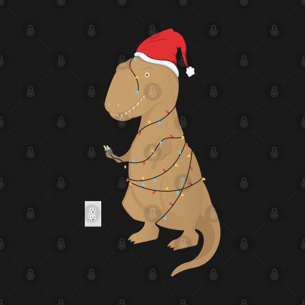 Funny Christmas Trex Tree Rex by Marzuqi che rose