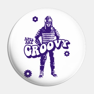 Planet of the Apes groovy tie dye Pin