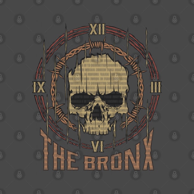 The Bronx Vintage Skull by darksaturday