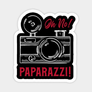 Oh No! Paparazzi! Magnet