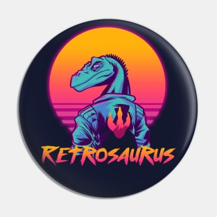 Retrosaurus - Velocity Raptor Pin