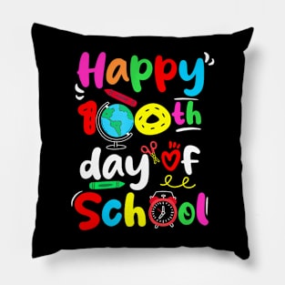 Happy 100Th Days Of School Teacher And Student Pillow