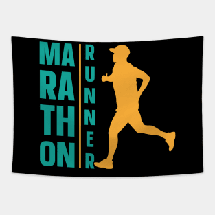 Marathon Runner Tapestry