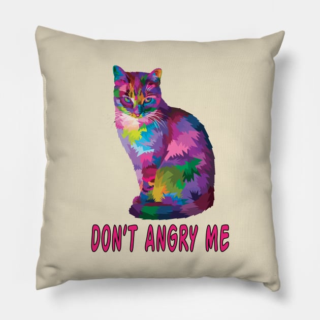 Don't Angry Me Pillow by Subway
