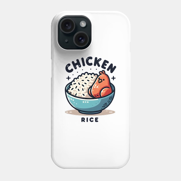 Chicken and Rice Chick Phone Case by ThesePrints