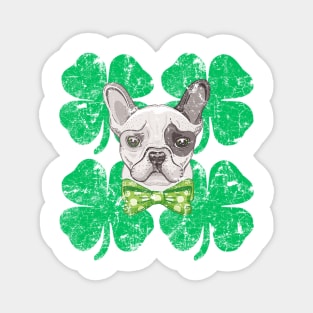 Funny Bulldog lover for irish - saint patrick best gift Magnet