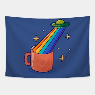 UFO coffee Tapestry