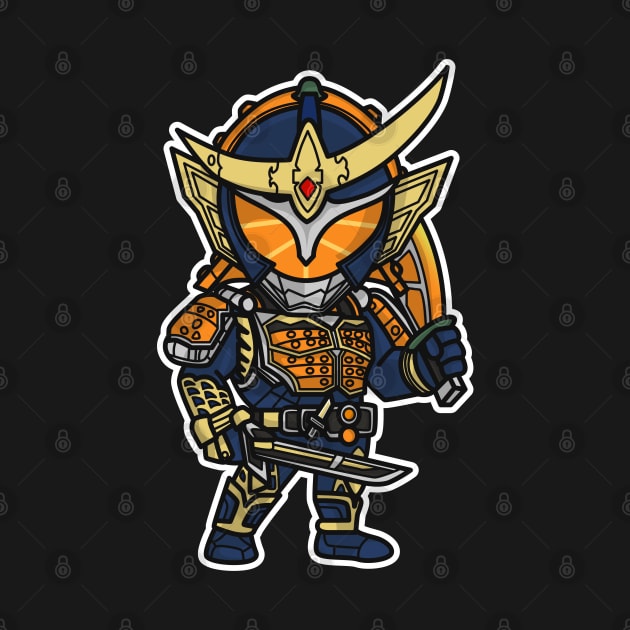 Kamen Rider Gaim Chibi Style Kawaii by The Toku Verse