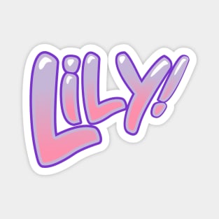 Lily! Logo Magnet