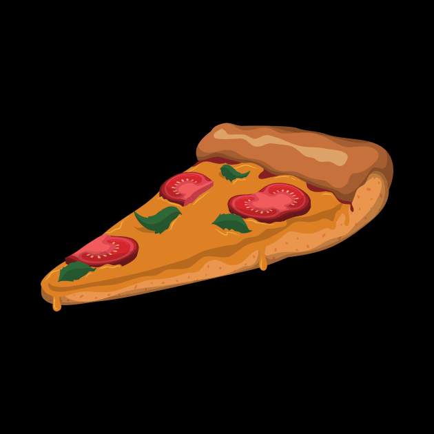 Tasty Tomato Italian Pizza by InkyArt