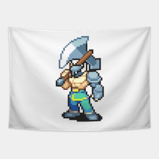 Berserker Fighting Sprite Tapestry