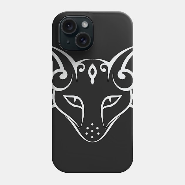 Tribal Cat Design Phone Case by Toogoo