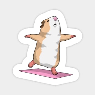 Guinea pig Yoga Meditation Fitness Magnet