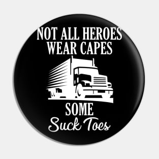 Truck Hero Feet Lover Pin
