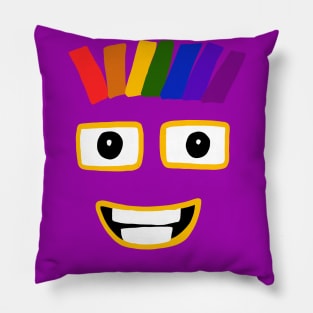 Number Block 7 Face Design Pillow