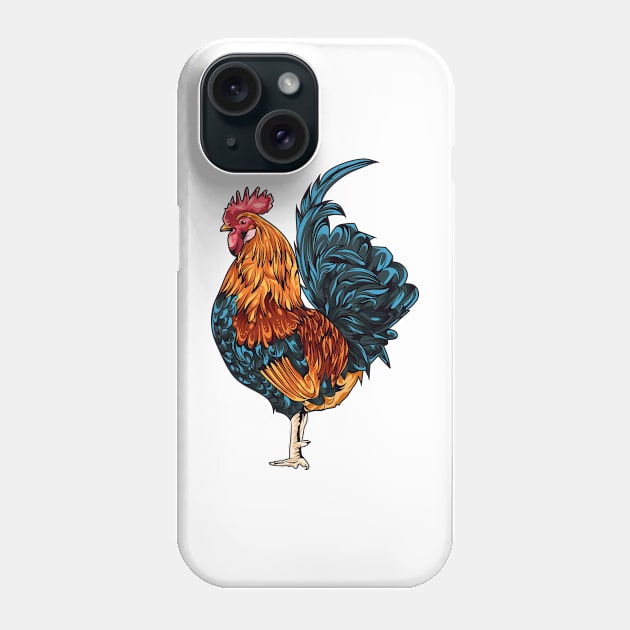 Rooster Phone Case by San Creative