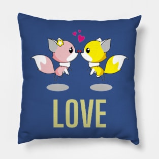 Fox Lovers Pillow