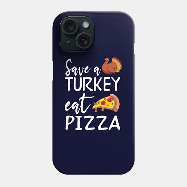 Funny Thanksgiving Vegan Food Gift Phone Case by FamiLane