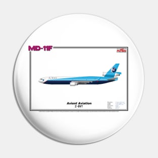 McDonnell Douglas MD-11F - Avient Aviation (Art Print) Pin