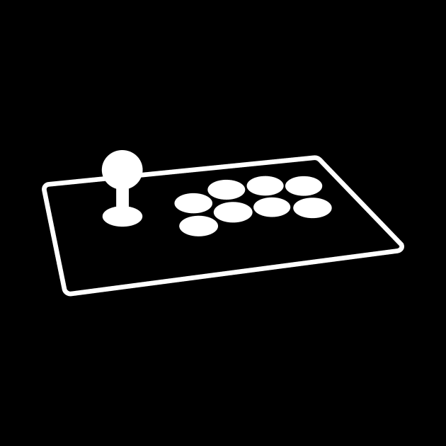 Fight Stick - White Logo by Zero19