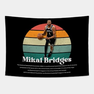 Mikal Bridges Vintage V1 Tapestry