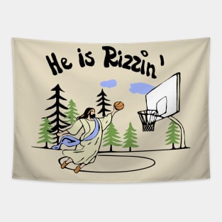 funny quote he is rizzen Tapestry