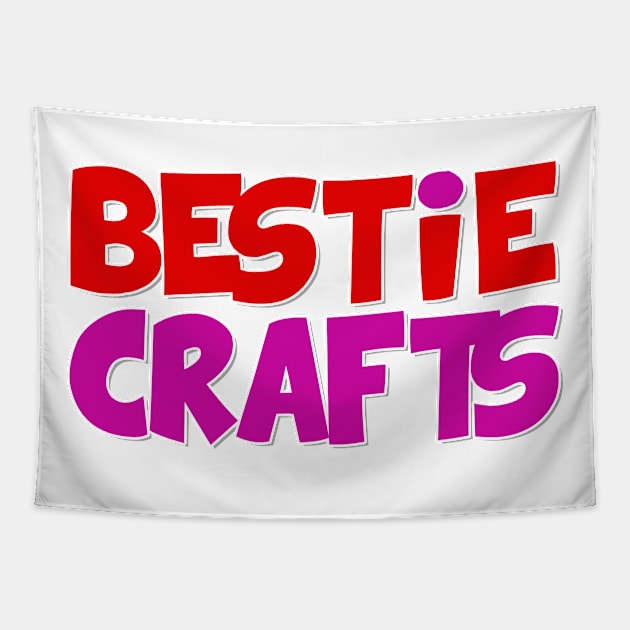 Bestie Crafts Logo Tapestry by RadDude