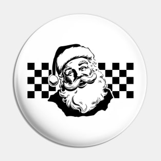 Retro Santa Claus T-Shirt, Retro Ho Ho Ho T-Shirt Pin