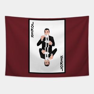 Impractical Jokers - Joe-ker Card - Joker Card - Joe Gatto Vector Illustration Tapestry