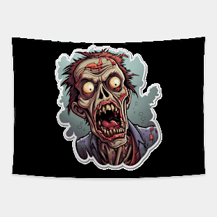 Zombie Halloween Tapestry