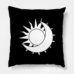 Sun and the moon Pillow