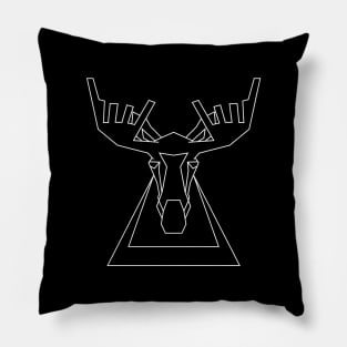 Heavy Metal Moose Pillow