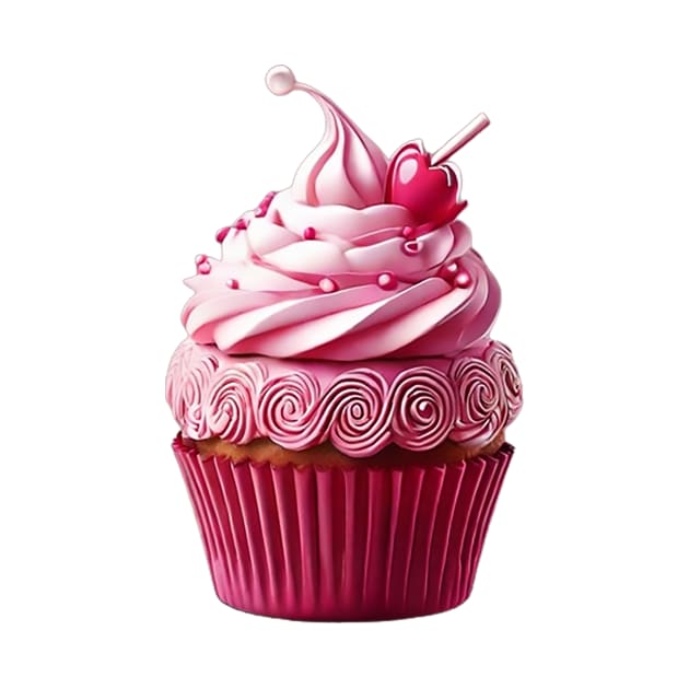 Pink Cupcake by likbatonboot