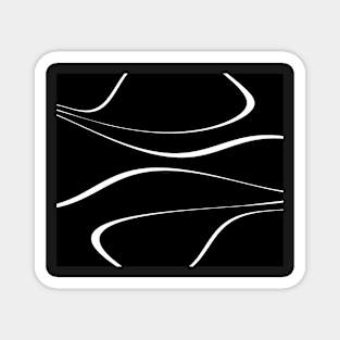 Abstract - black and white. Magnet