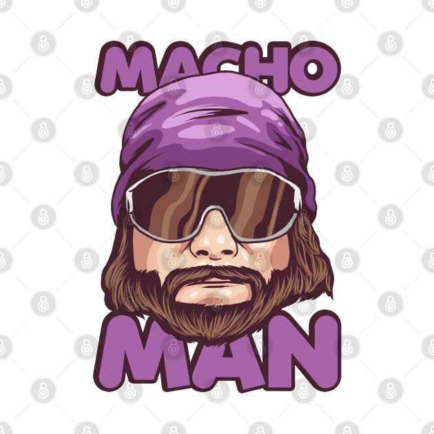 purple macho face by sisha6666