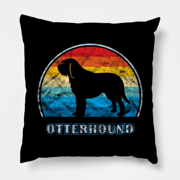 Otterhound Vintage Design Dog Pillow by millersye