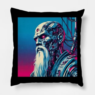 Cyber Monk Pillow