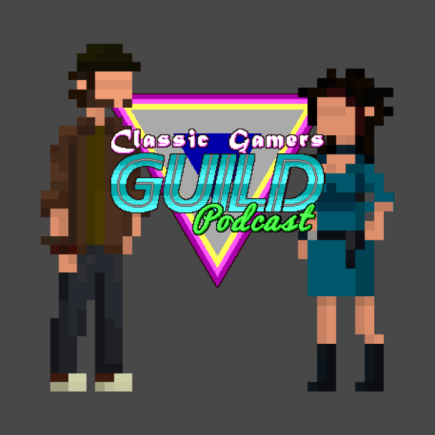 Classic Gamers Guild Podcast Paul & Anna Logo by ThePhantomFellows