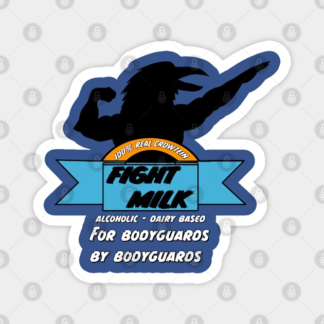 Fight Milk Magnet by Drawin4U