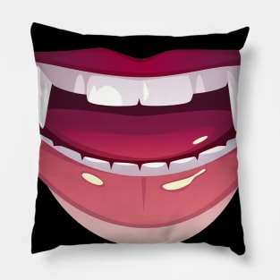 Halloween, Mouth Design Pillow