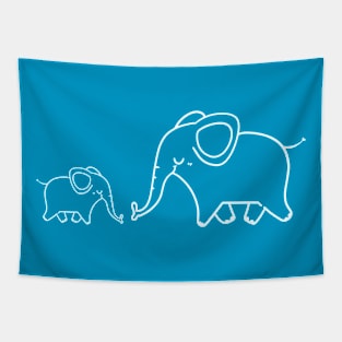 T-Shirt Design Animals Elephant Tapestry