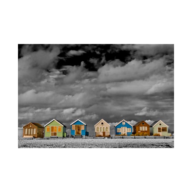 Hengistbury Head Beach Huts Bournemouth Dorset UK by AndyEvansPhotos