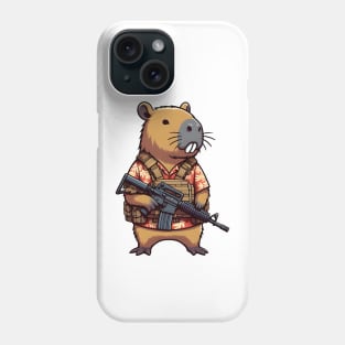 tactical capybara Phone Case