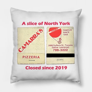 Camarra's Restaurant Matchbook Covers Pillow