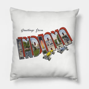 Greetings from Indiana Pillow