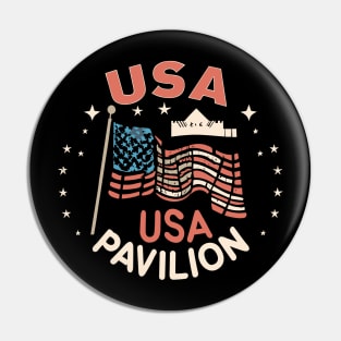 USA Pavilion Pin