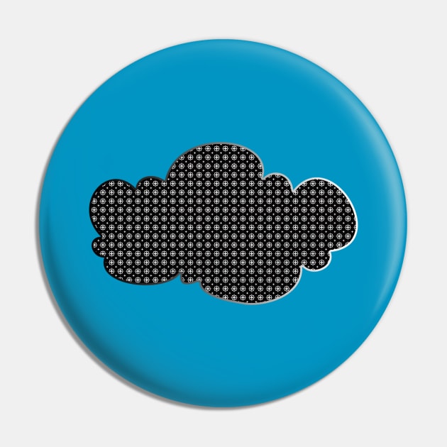 Patterned Cloud Pin by RdaL-Design