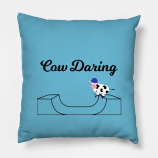 How Daring - Cow on ramp Pillow