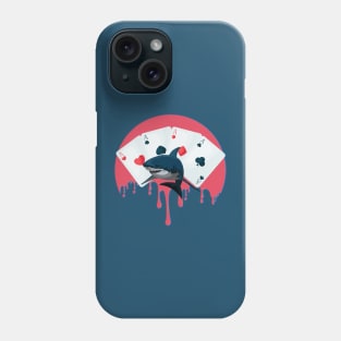 I am a professional poker card shark who smells blood in the water Phone Case